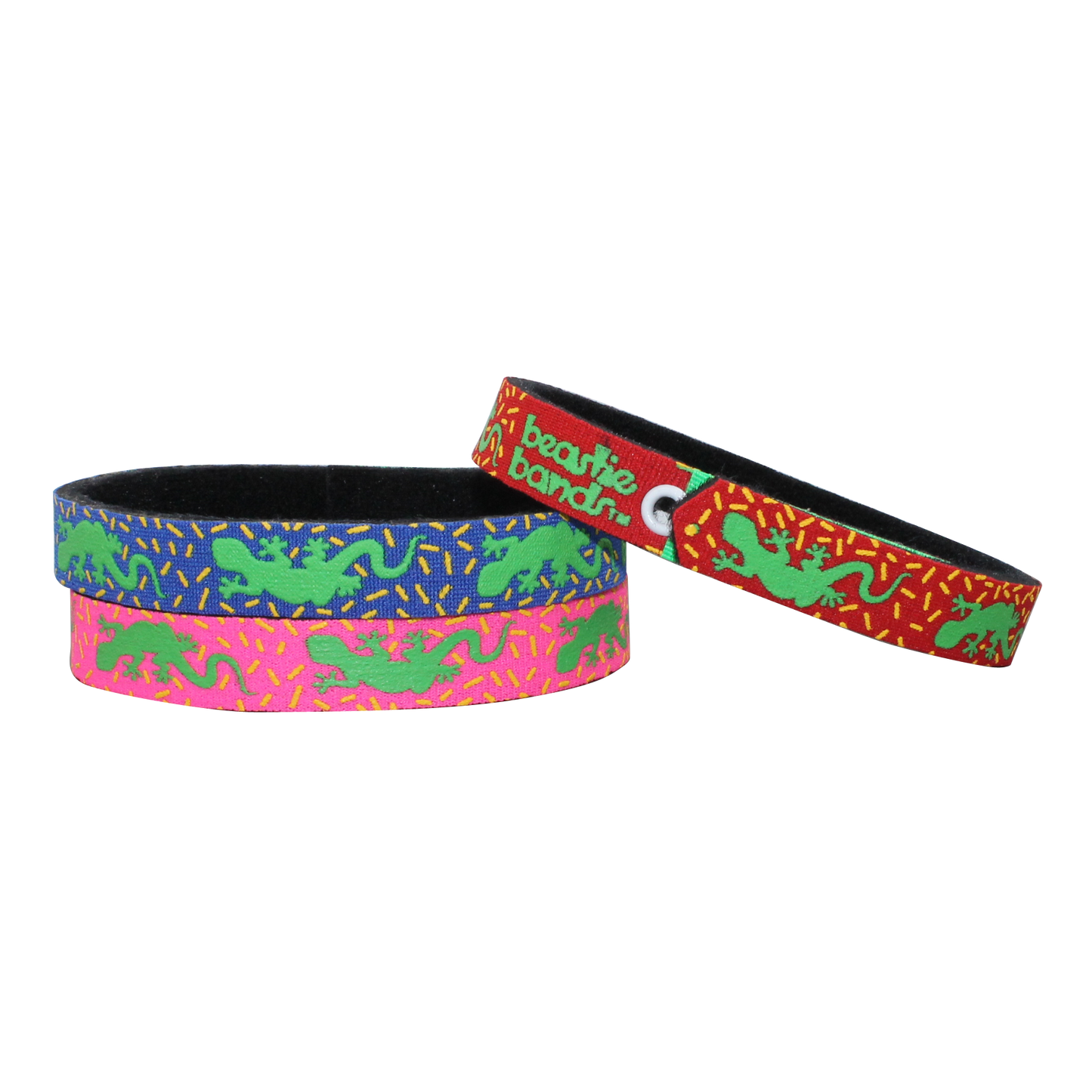 Beastie Bands Cat Collars - Animal Collection Geckos
