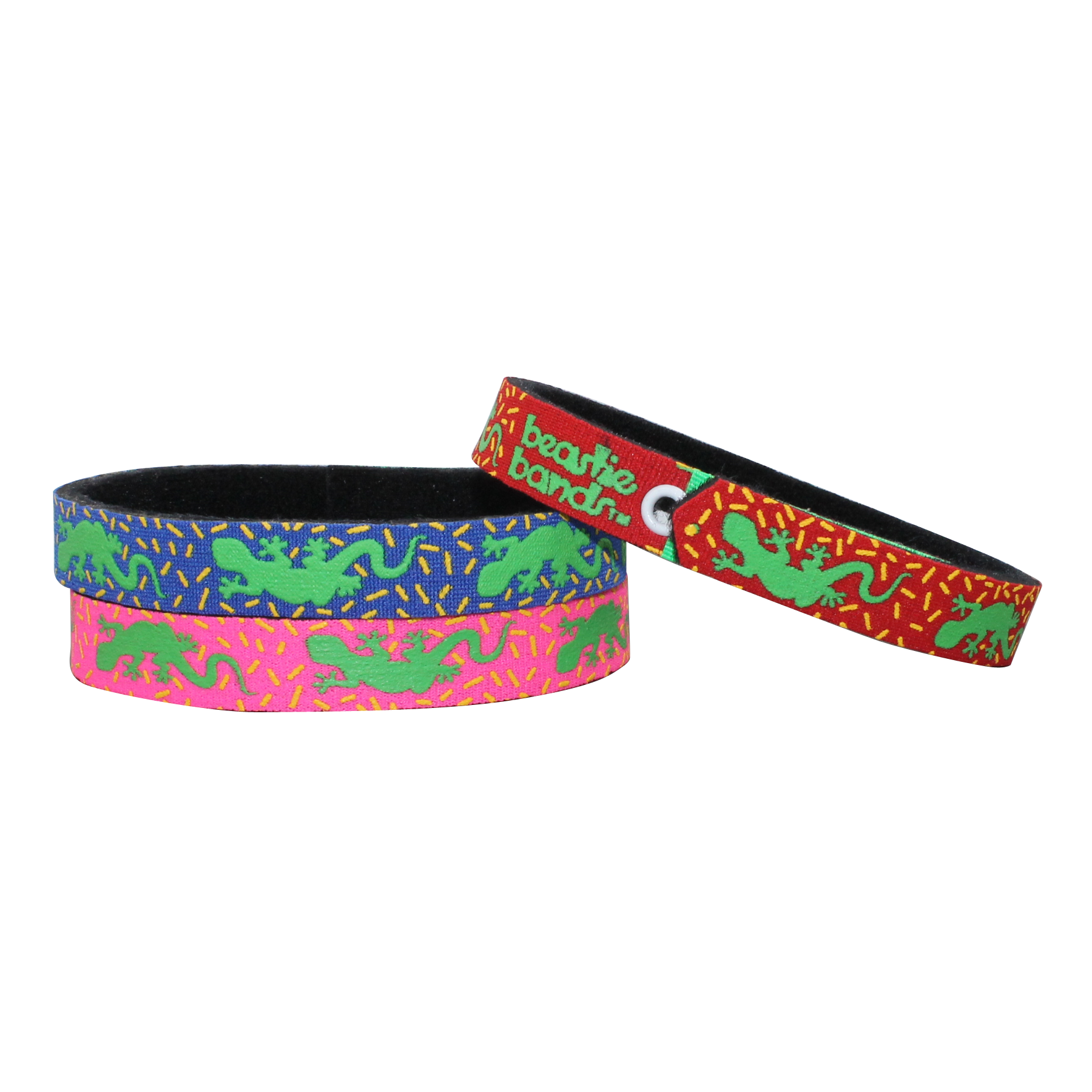 Beastie Bands Cat Collars - Animal Collection Geckos