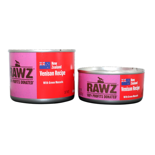 RAWZ 94% Venison Recipe Pate Canned Cat Food