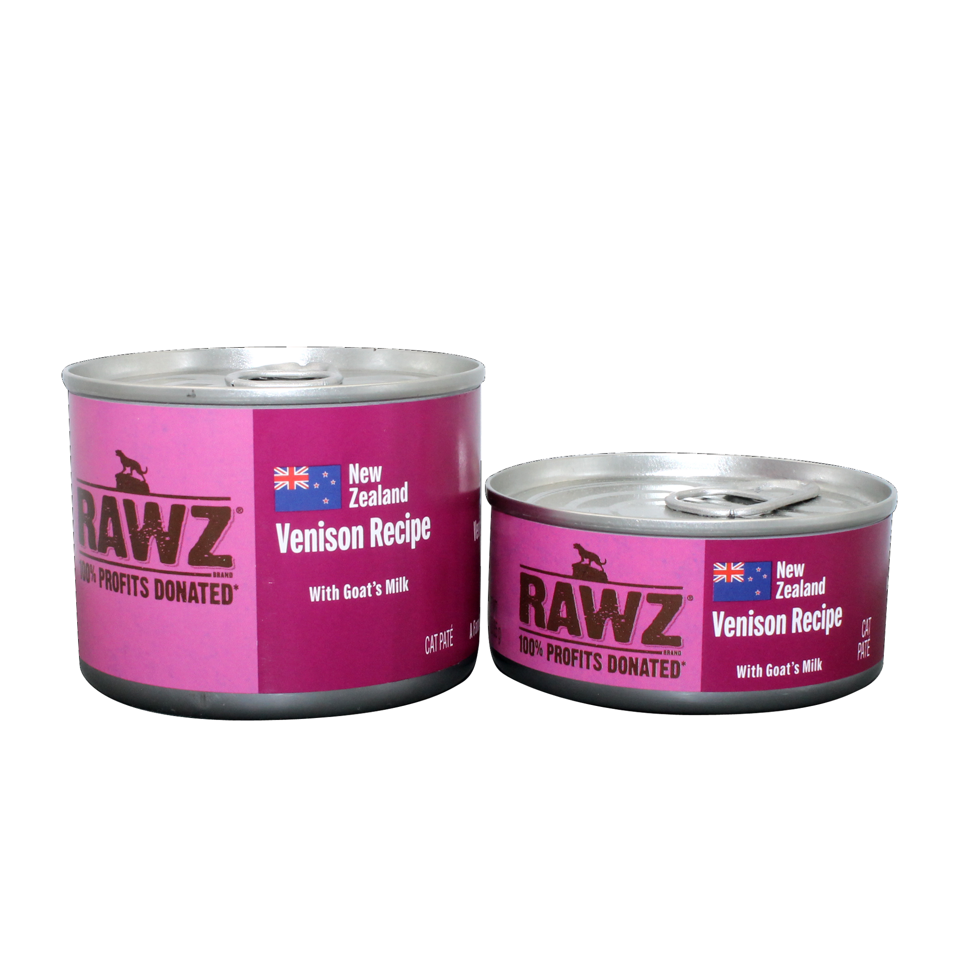 RAWZ 94% Venison Recipe With Goat's Milk Pate Canned Cat Food