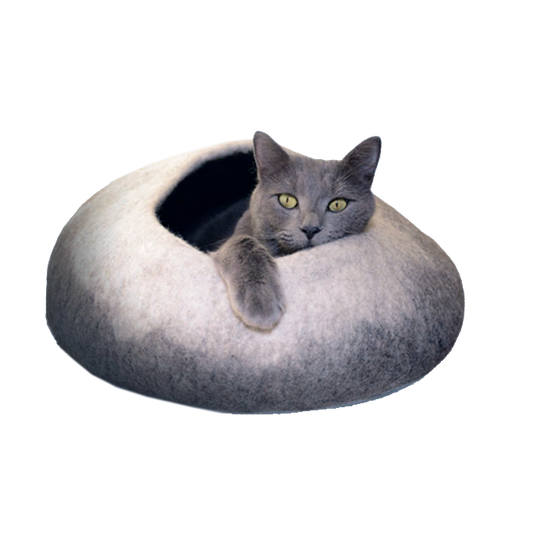 Ombre Wool Pet Cave - Natural