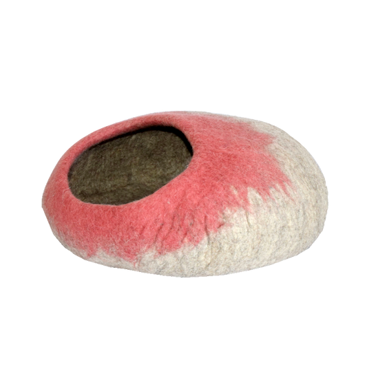 Ombre Wool Pet Cave - Rose