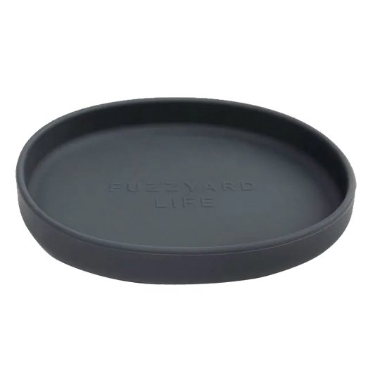 Silicone Cat Dish in Slate Grey