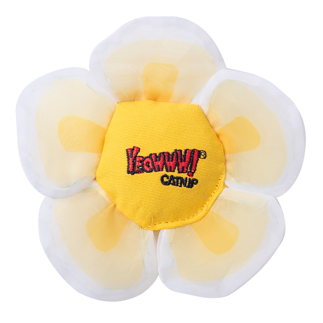 Yeowww! Catnip Daisy FLower Top Cat Toy