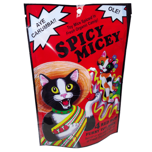 Spicy Micey in Organic Catnip