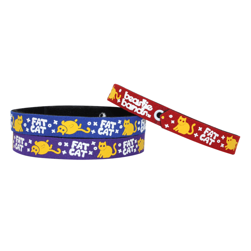 Beastie Bands Cat Collars - Fun Phrases Collection Fat Cat