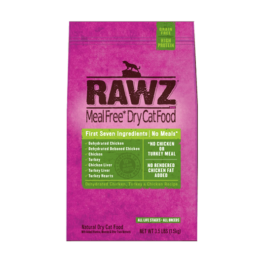 RAWZ Dehydrated Chicken, Turkey & Chicken Recipe For Cats