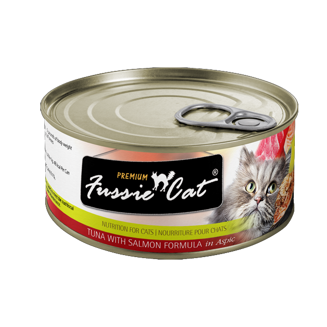 Fussie Cat Tuna With Salmon Formula In Aspic