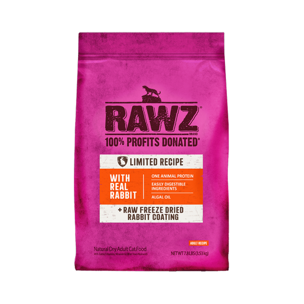 RAWZ Limited Recipe Real Rabbit Dry Food For Cats – The Cat Connection