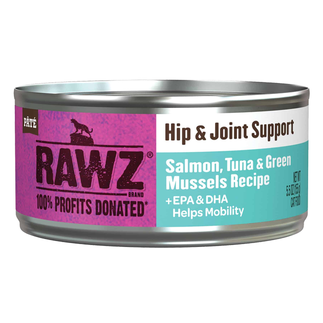 RAWZ Hip & Joint Support Salmon, Tuna & Green Mussels Recipe