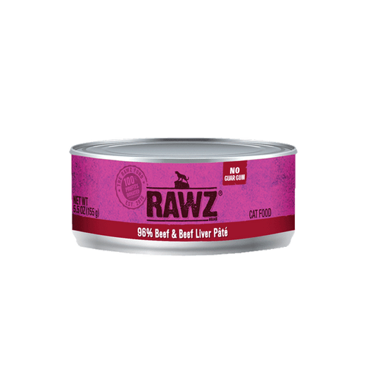 RAWZ 96% Beef & Beef Liver Pate for Cats