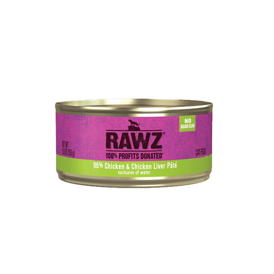 RAWZ 96% Chicken & Chicken Liver Pate for Cats