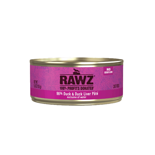 RAWZ 96% Duck & Duck Liver Pate for Cats