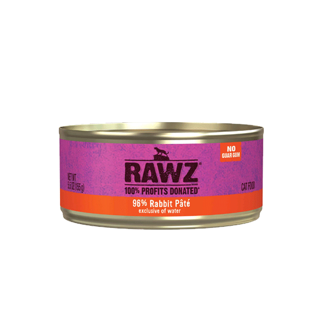 RAWZ 96% Rabbit Pate for Cats