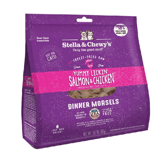 Stella & Chewy's Salmon & Chicken Freeze-Dried Raw Dinner Morsels