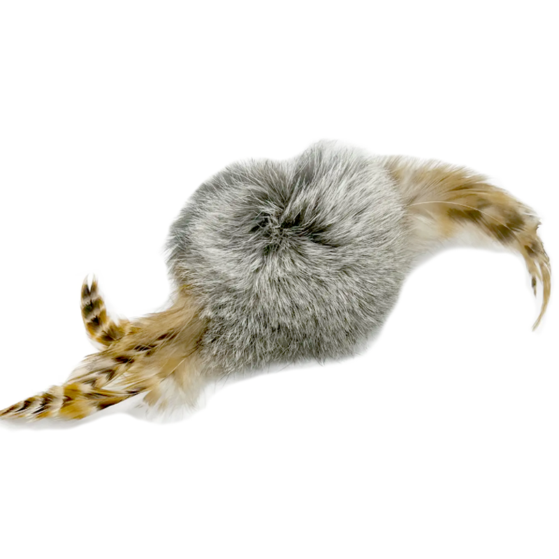Feather and Fur Spinner Cat Toy