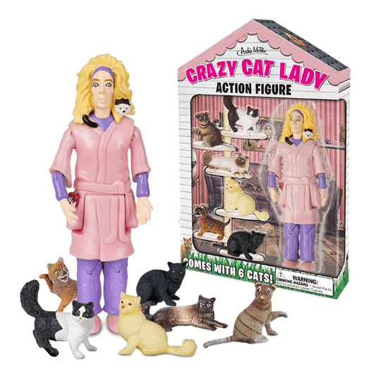 Crazy Cat Lady Action Figure