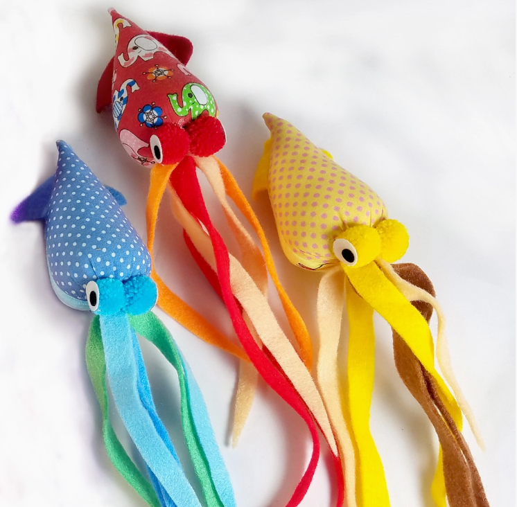 Tenggo Squid - Catnip Infused Cat Toy