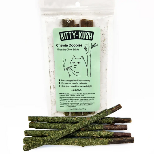 Kitty Kush Chewie Doobie Silvervine Chew Sticks