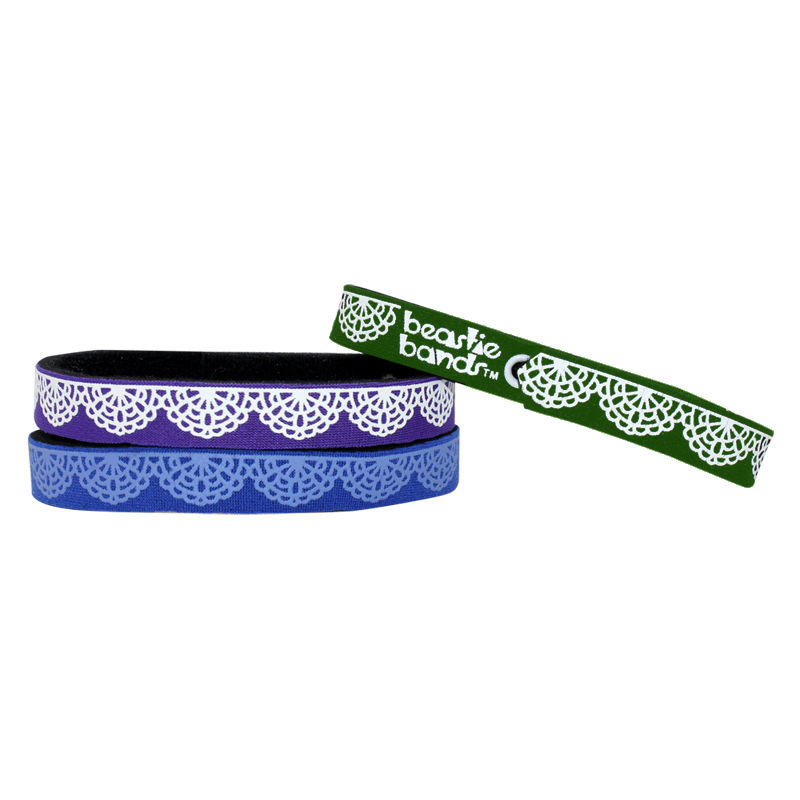 Beastie Bands Cat Collars - Symbols + Patterns Collection Colored Lace