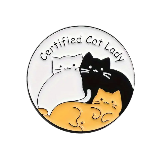 Certified Cat Lady Lapel Pin