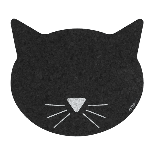 Recycled Rubber Cat Face Placemat