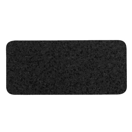 Recycled Rubber Black Skinny Placemat