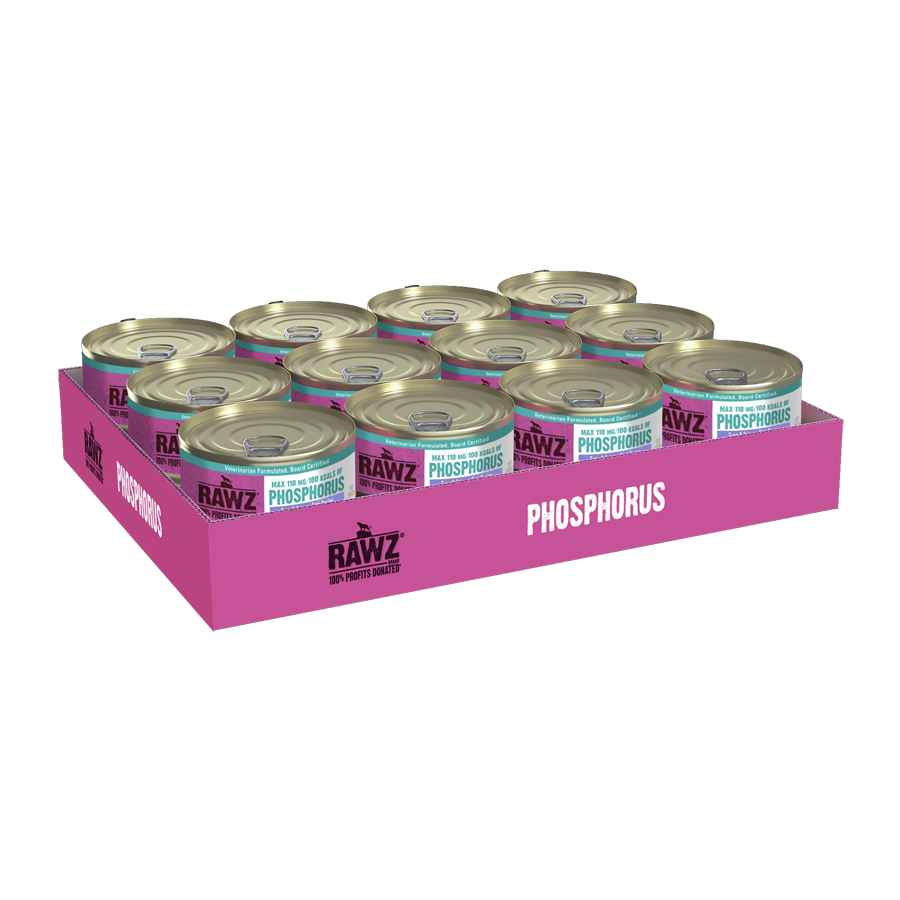 RAWZ Phosphorus Tuna & Salmon in Broth Cat Food Recipe