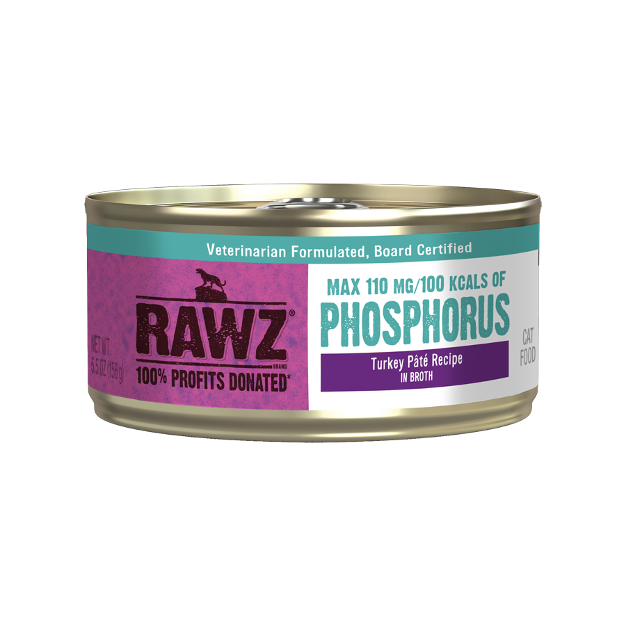 RAWZ Phosphorus Turkey in Broth Cat Food Recipe