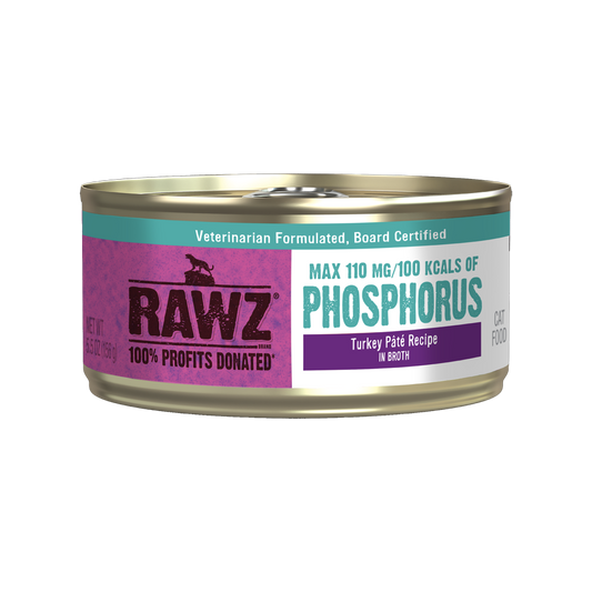 RAWZ Phosphorus Turkey in Broth Cat Food Recipe