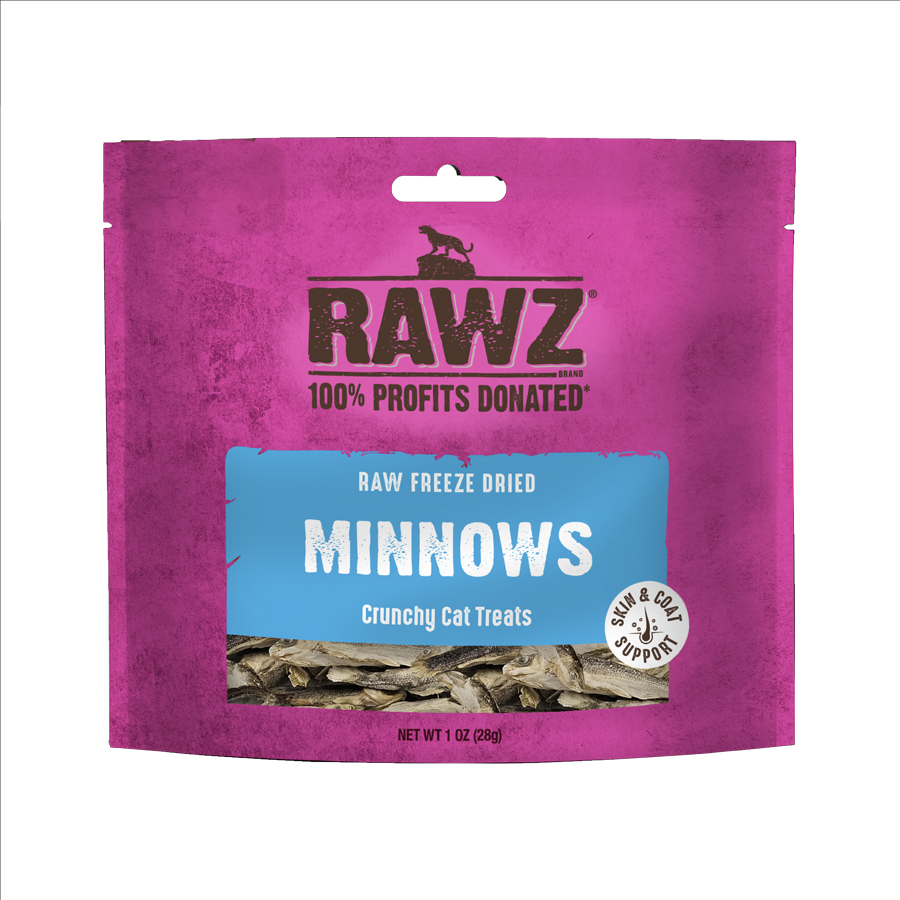 RAWZ Raw Freeze Dried Minnows Crunchy Cat Treats