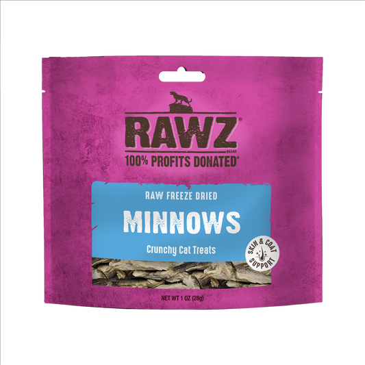 RAWZ Raw Freeze Dried Minnows Crunchy Cat Treats