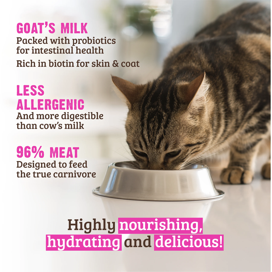 RAWZ 96% Turkey & Turkey Liver With Goat's Milk Canned Cat Food