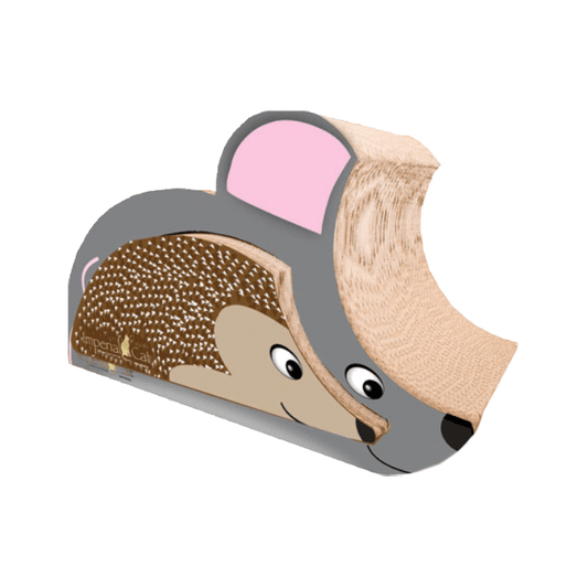 Mouse + Hedgehog Nesting Cardboard Cat Scratcher