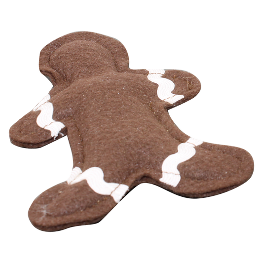 Felt Gingerbread Cookie Organic Catnip Toy Gingerbread Guy