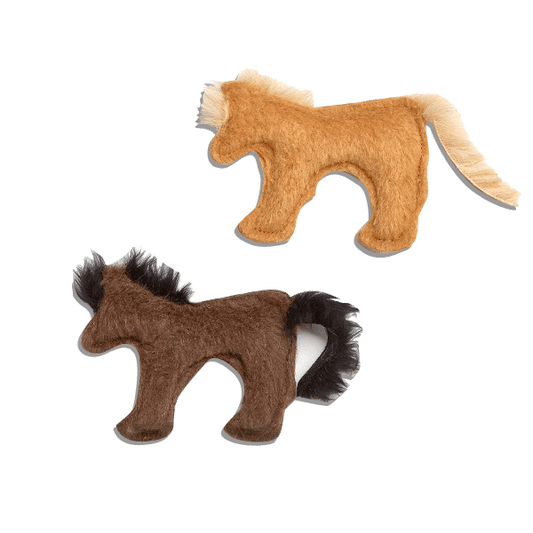 Felt Horse Organic Catnip Toy