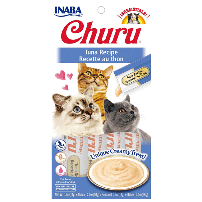 Inaba Ciao Churu Cat Treat Purees - Tuna Recipe