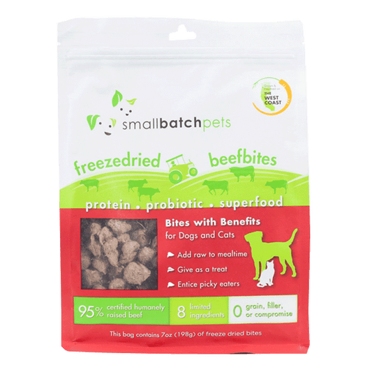 Smallbatch Freeze Dried Super Booster Beef Bites