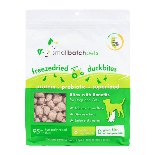 Smallbatch Freeze Dried Super Booster Duck Bites