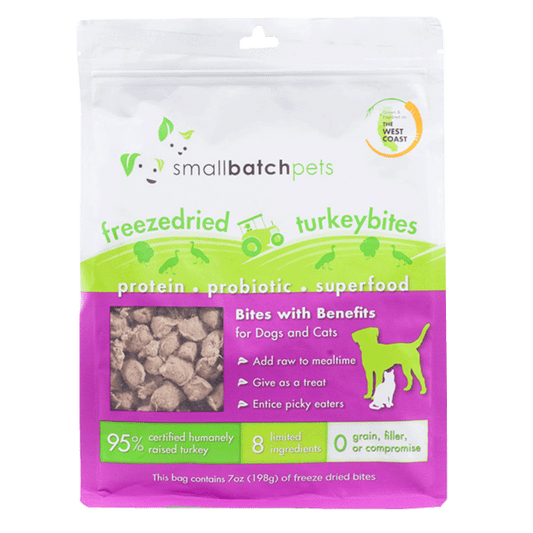 Smallbatch Freeze Dried Super Booster Turkey Bites