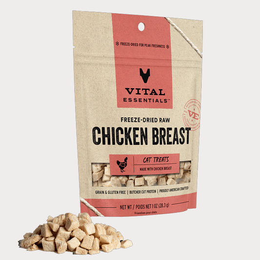 Vital Essentials Freeze-Dried Raw Chicken Breast Cat Treats