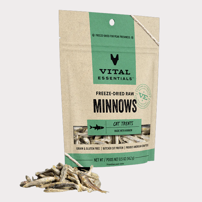 Vital Essentials Freeze-Dried Raw Minnows Cat Treats