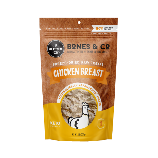 Bones and Co Freeze-Dried Raw Treats, Chicken Breast