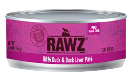 RAWZ 96% Duck & Duck Liver Pate for Cats