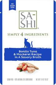 SA-SHI Bonito Tuna and Mackerel in Broth Pouches