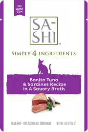 SA-SHI Bonito Tuna and Sardines in Broth Pouches